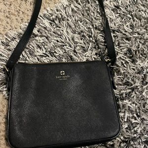 Kate Spade Black Pebbled Purse